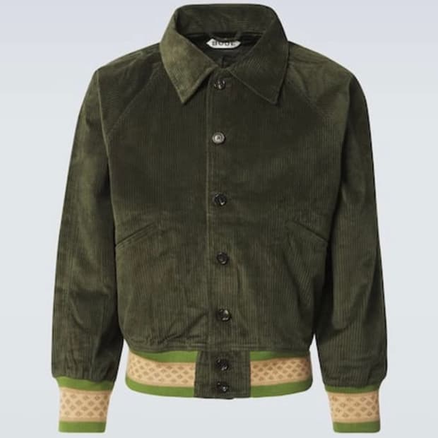 [구매중] bode 카키 피리 밴버지 봄버 자켓 L-XL