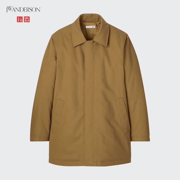 유니클로 jwa 패디드 하프코트 XL