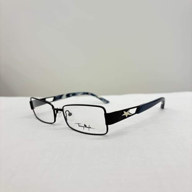 Mugler 티에리 뮈글러 블랙 스퀘어 빈티지안경