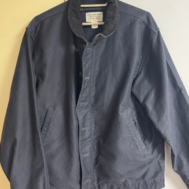 더블알엘 정글클로스 덱자켓 다크네이비