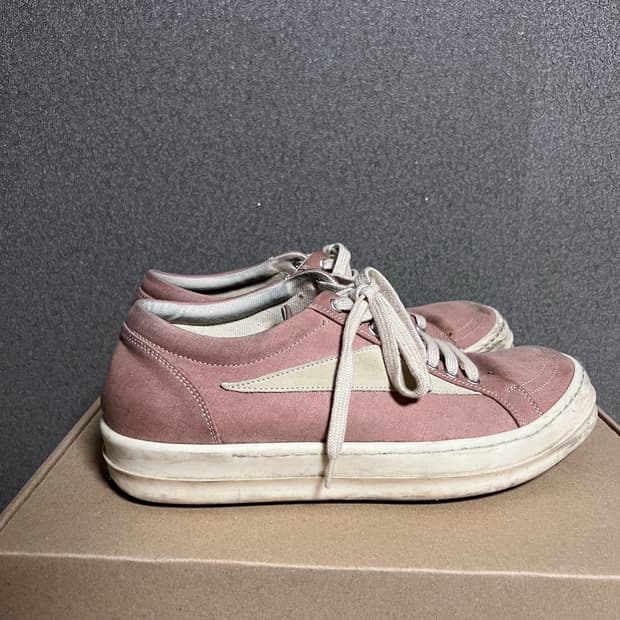 [43.5] 릭오웬스 다크쉐도우 핑크 반스