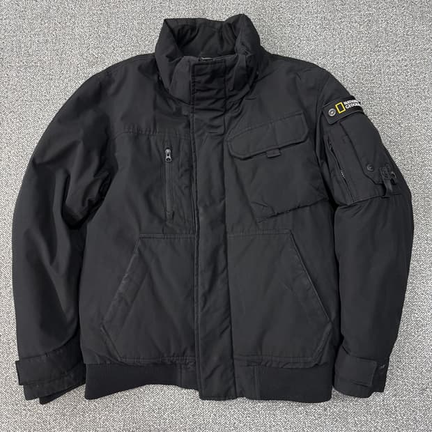 내셔널지오그래픽 블랙 패딩