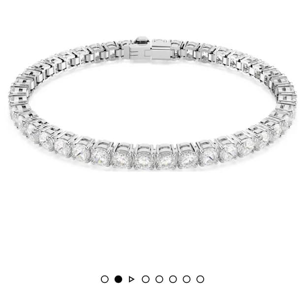 스와로브스키 테니스 팔찌 s