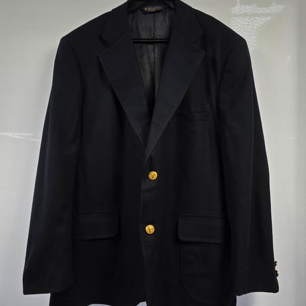 브룩스브라더스 네이비 울 금장 블레이저
