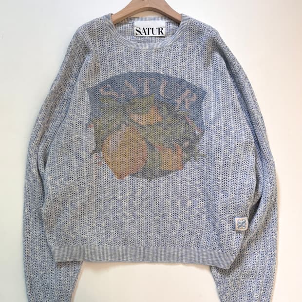 Satur 새터 크로쉐 니트