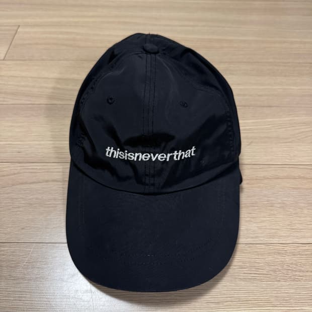 thisisneverthat Basic Nylon Cap 블랙로고캡