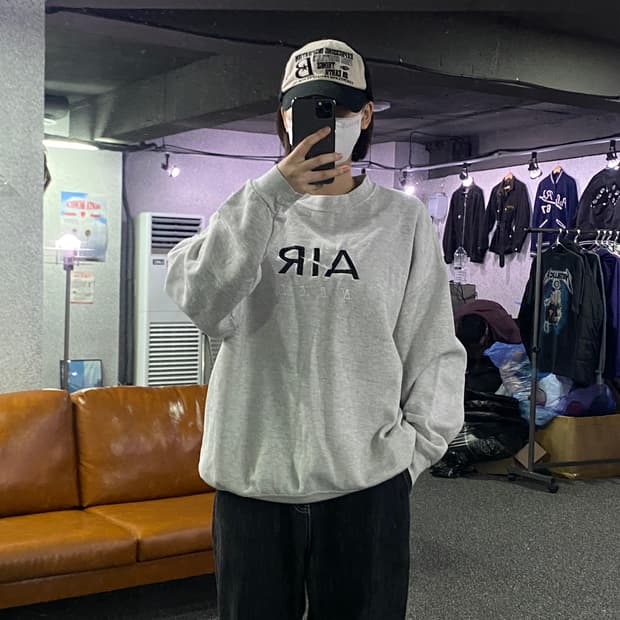 나이키 00s 에어 빅로고 스웻셔츠 B2774