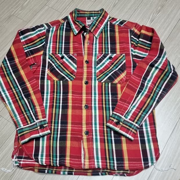 휴스턴 유니온메이드 레드 체크 남방 셔츠(95-100)