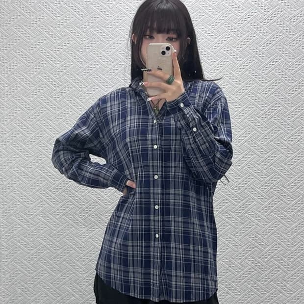 폴로 랄프로렌 올드스쿨 컨트리 레트로 체크 셔츠 90 C10588