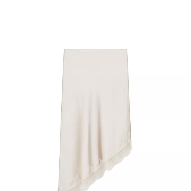 Zara 자라 새틴 레이스 스커트