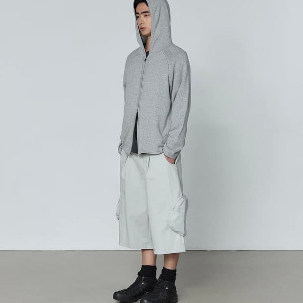 산산기어 CARGO SHORTS LIGHT GREY 1사이즈