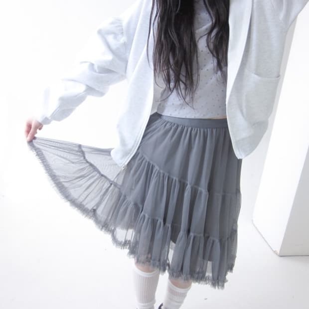 히피디피 로맨틱 쉬폰 스커트