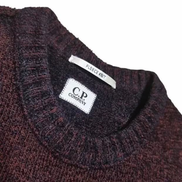 Cp컴퍼니 플리스 니트 48 버건디