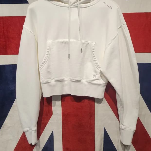 [여성~55] 뮈글러 X HM 크롭후드 아이보리