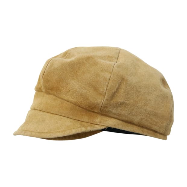 CA4LA 카시라 빈티지 피그 스웨이드 뉴스보이 캡