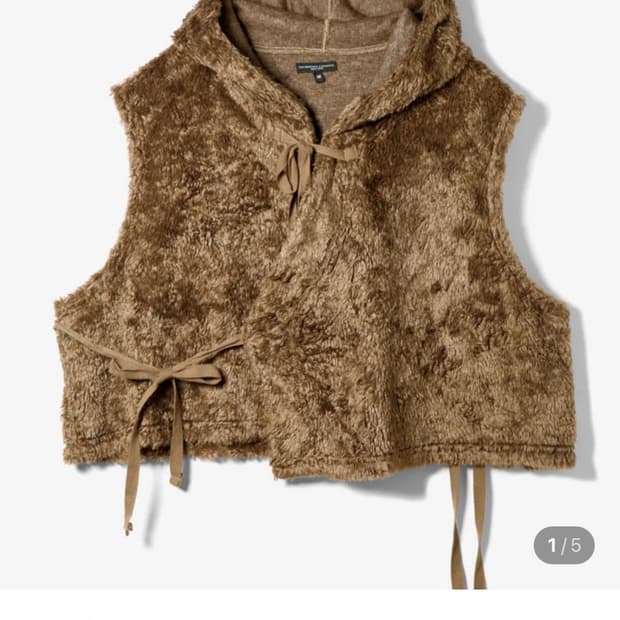 엔지니어드가먼츠 후디 니트 베스트 