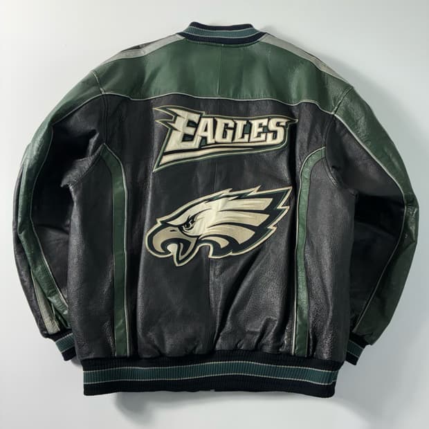 Philadelphia  NFL 필라델피아 이글스 레더 자켓 