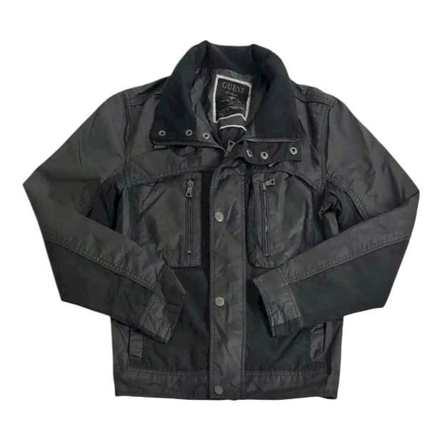 게스 블랙 필드자켓