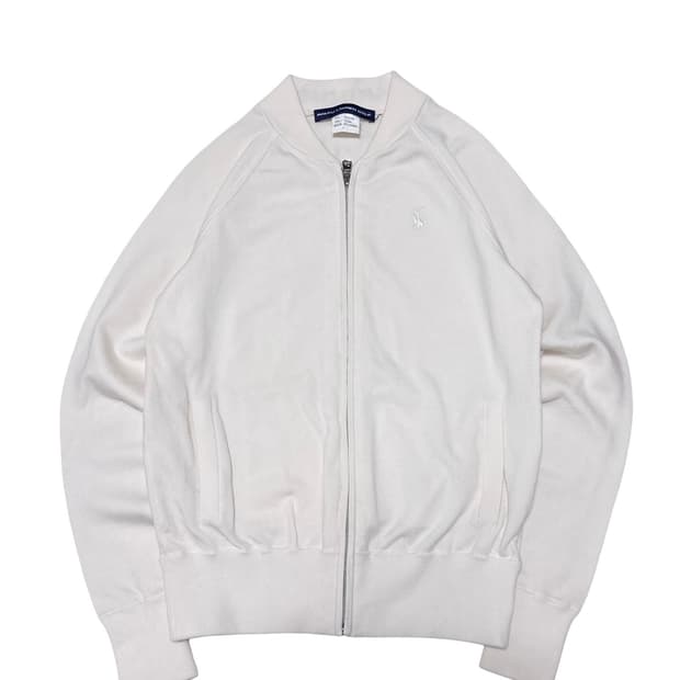 폴로 랄프로렌 아이보리 니트 집업