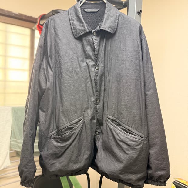 코모리 코튼 나일론 코치자켓