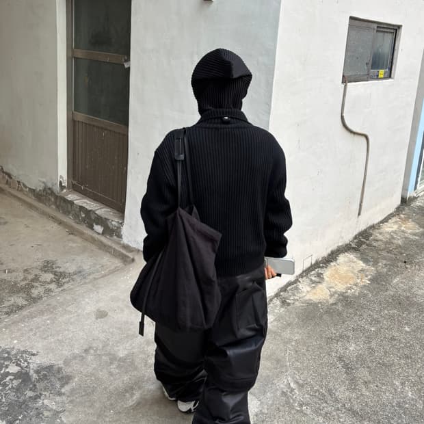 projectG/R bdsm 볼 개그 버클 니트집업