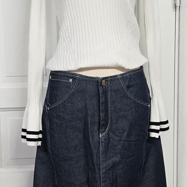 새상품)dkny 니트/리바이스 엔진 롱스커트