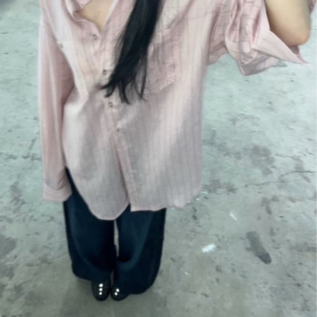 핑크 셔츠 여성 