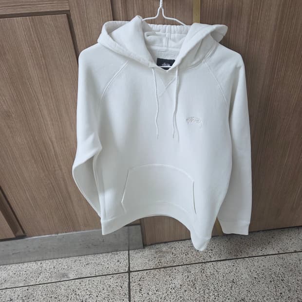 스투시 자수 로고 후드 s