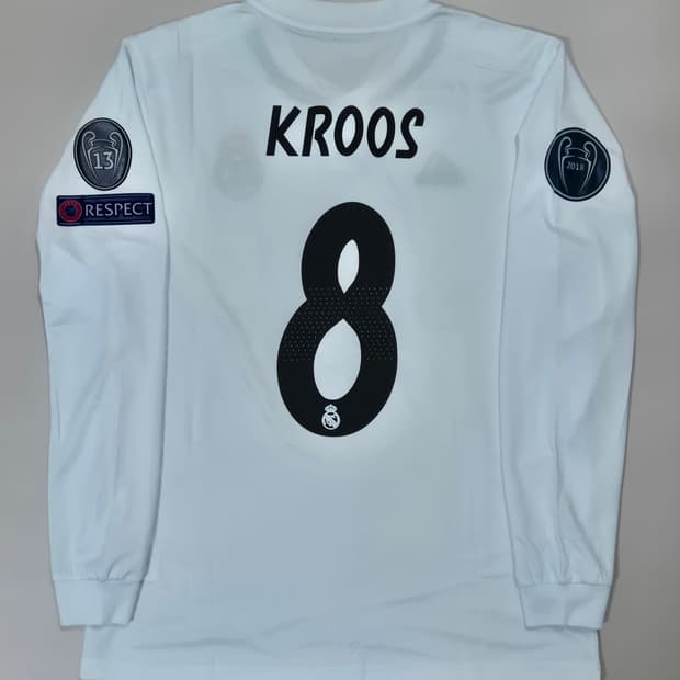 18-19 레알마드리드 토니 크로스 긴팔유니폼 L사이즈 레플