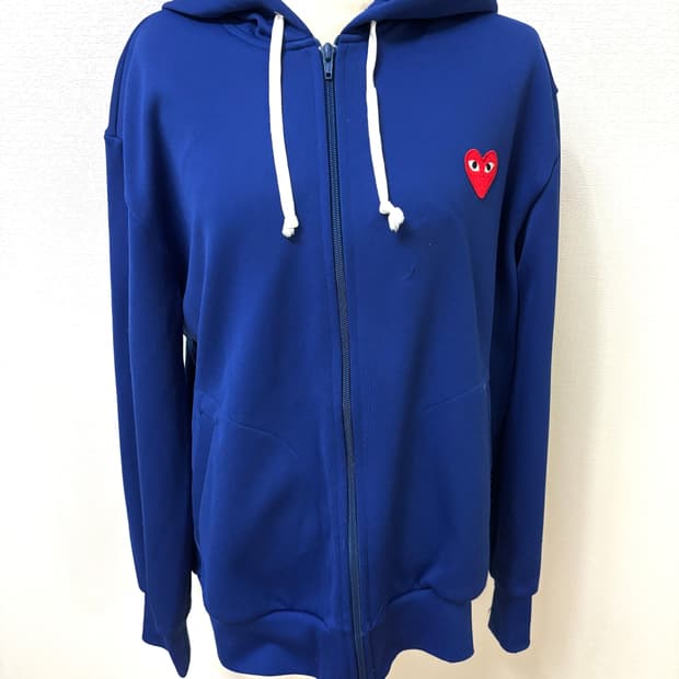 꼼데가르송 PLAY 후드집업 M