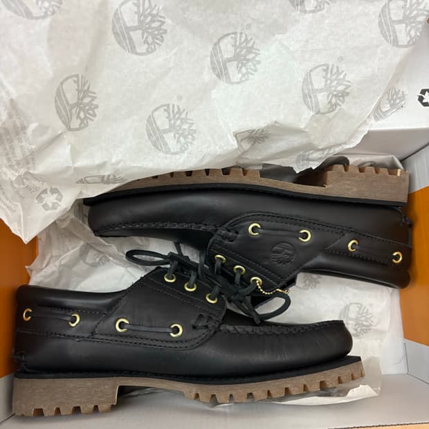 팀버랜드 어샌틱 보트슈즈 블랙