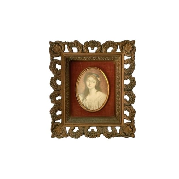 앤틱 까메오 액자