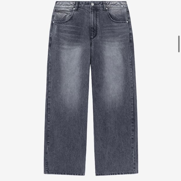 인사일런스 CALIK 로우 웨이스트 와이드 진 ASH GREY