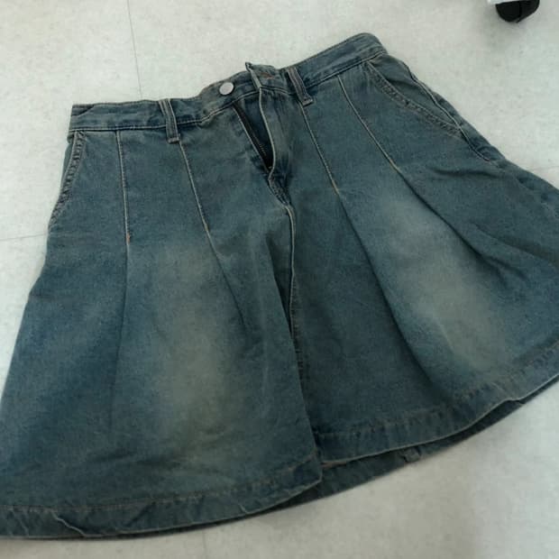 연청 미디 스커트