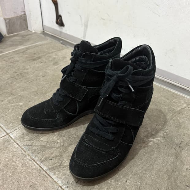 아쉬 ash 보위 스니커즈 38 블랙 240-245