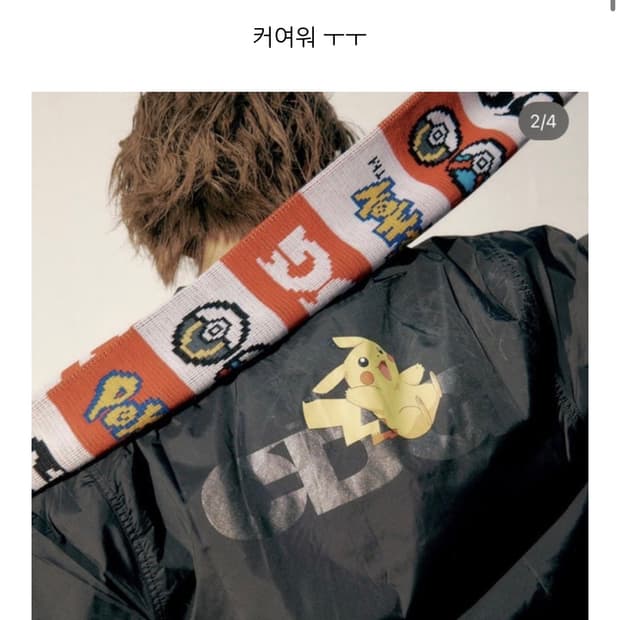 꼼데가르송 포켓몬 착샷만해본상품