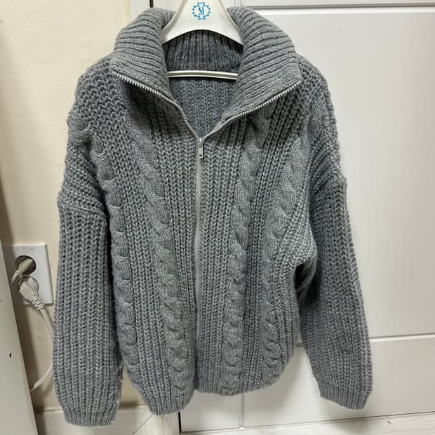 바온 니트 집업