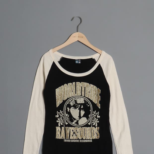 PRIVE JOKE Raglan Print T-Shirts