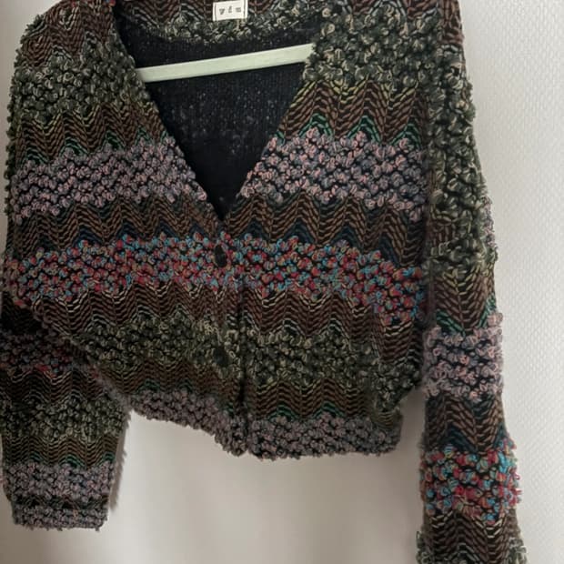 빈티지 니트 가디건