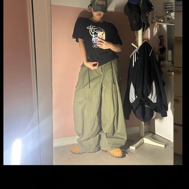 VTG 카키 카고팬츠