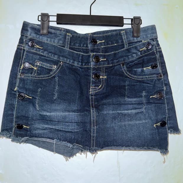 00s punk Flap Shorts