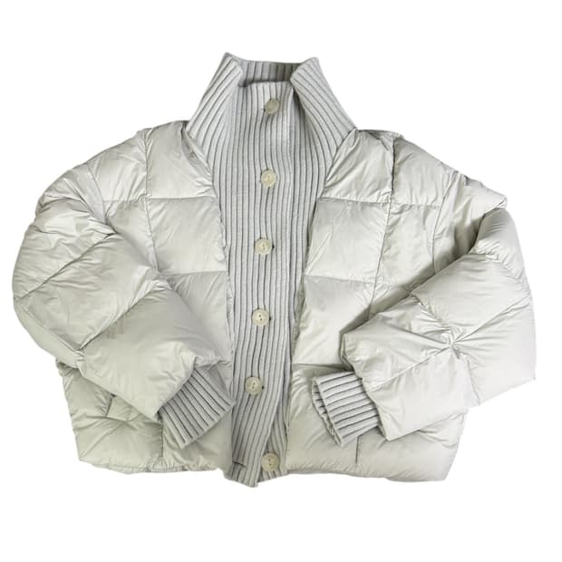 오리털 90 니트패딩 