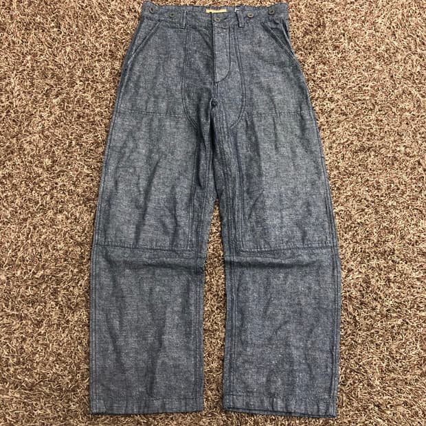 나이젤카본 P56 더블니 리넨 팬츠