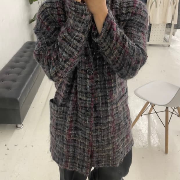 루치아노 소프라니 모헤어 자켓