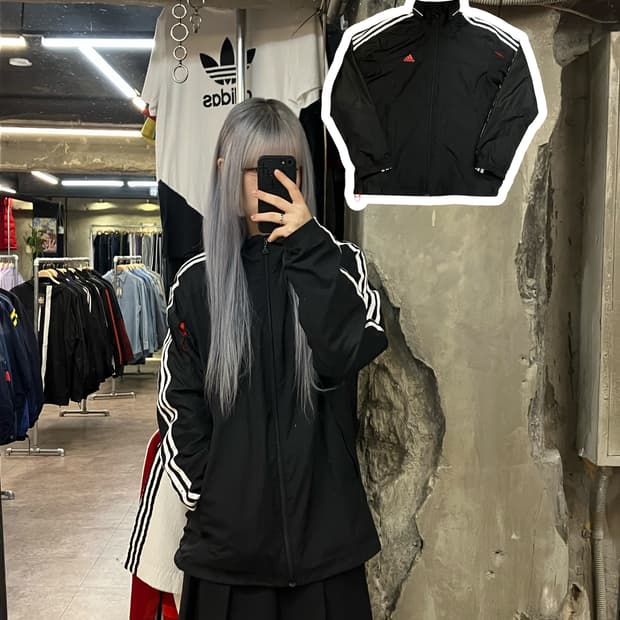 아디다스 바람막이 블랙 105  #csz2513 