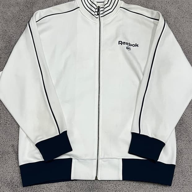 (XL) 리복 트랙탑 져지 화이트