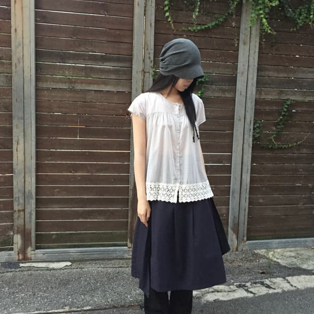 Lace crochet layered blouse