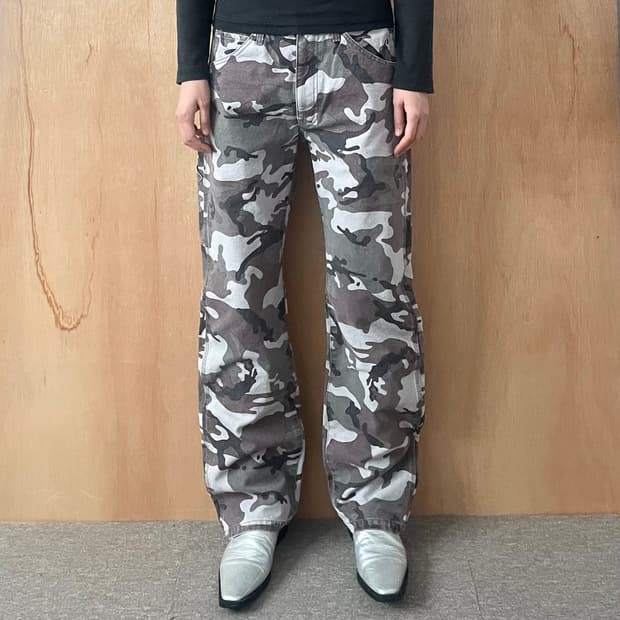 꼼데가르송 옴므 카모 카펜터 팬츠