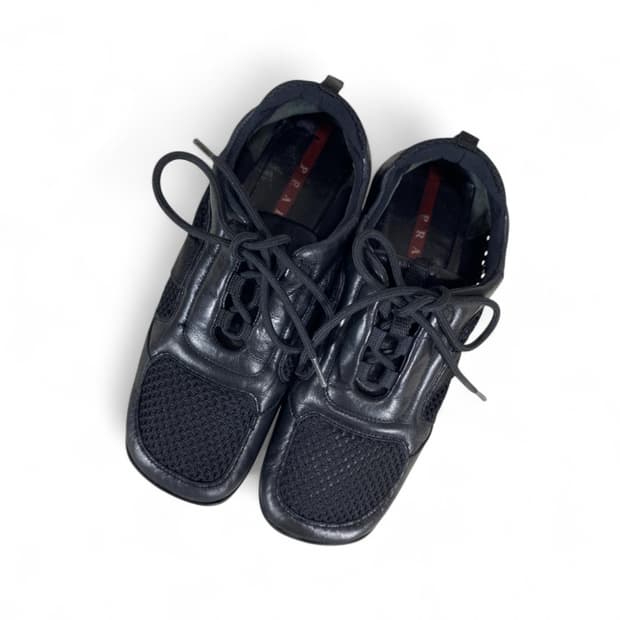 프라다 스포츠 아카이브 아메리카컵 스퀘어토 스니커즈