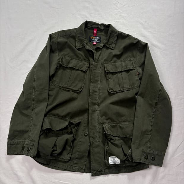 Alpha Industries 알파인더스트리 정글 퍼티그 셔츠 자켓 M